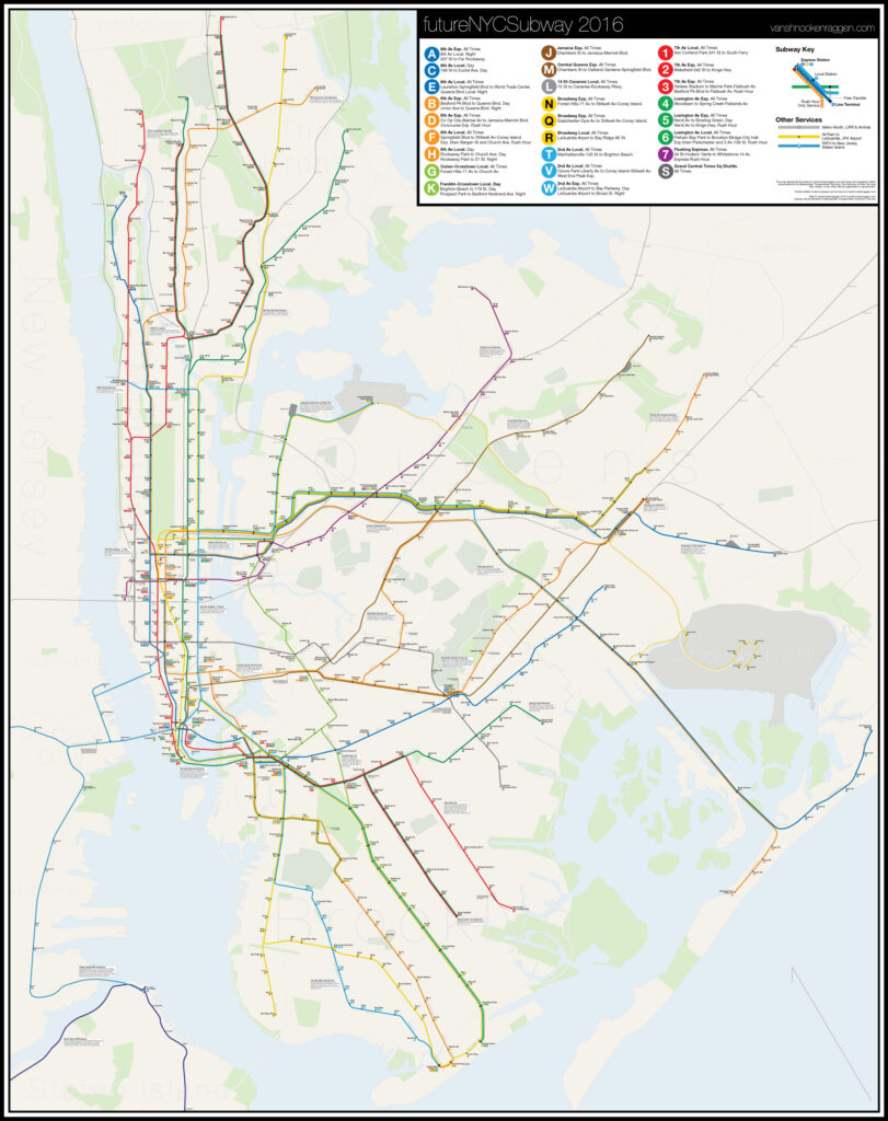 Future NYC Subway Map