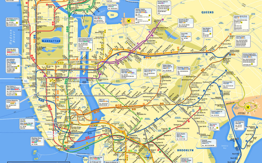 NYC MTA Subway Map