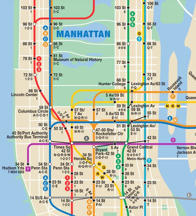 NYC Subway Map 