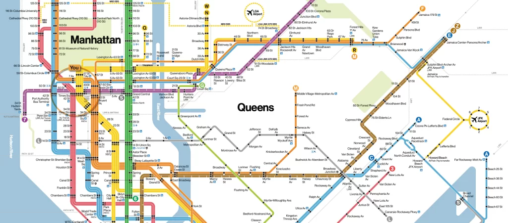 NYC Subway Map Poster